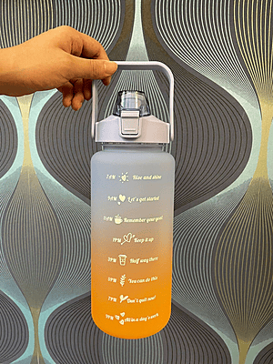 Motivational Time Marker water bottle