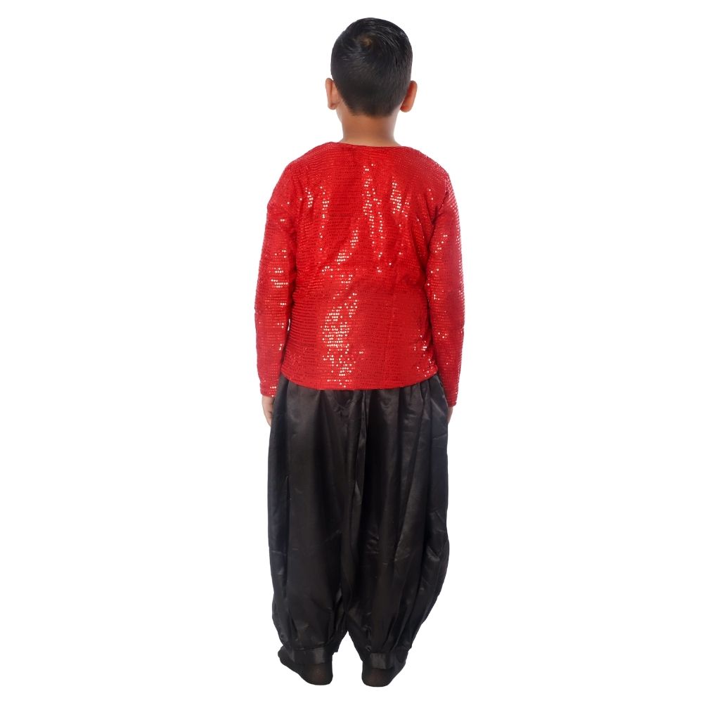Western Dance Dress Red & Black