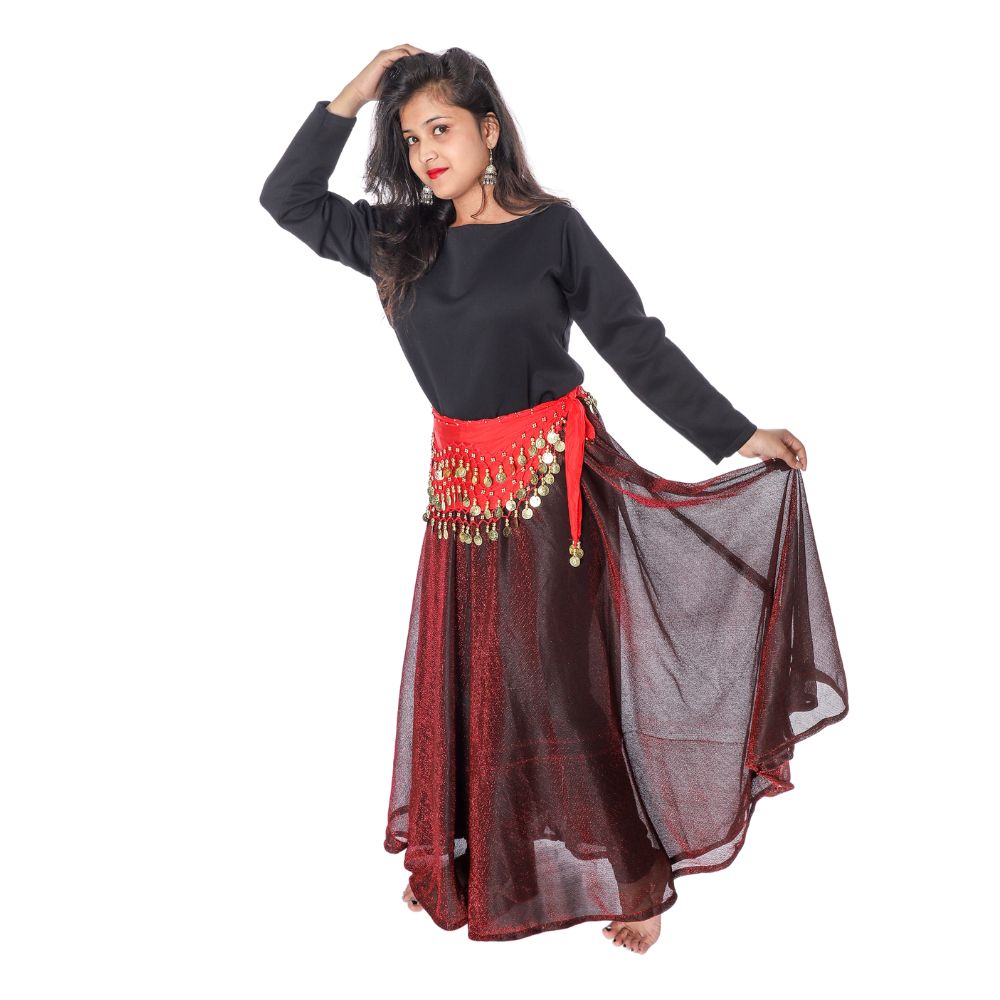 Western Dance Dress Long Skirt-Top