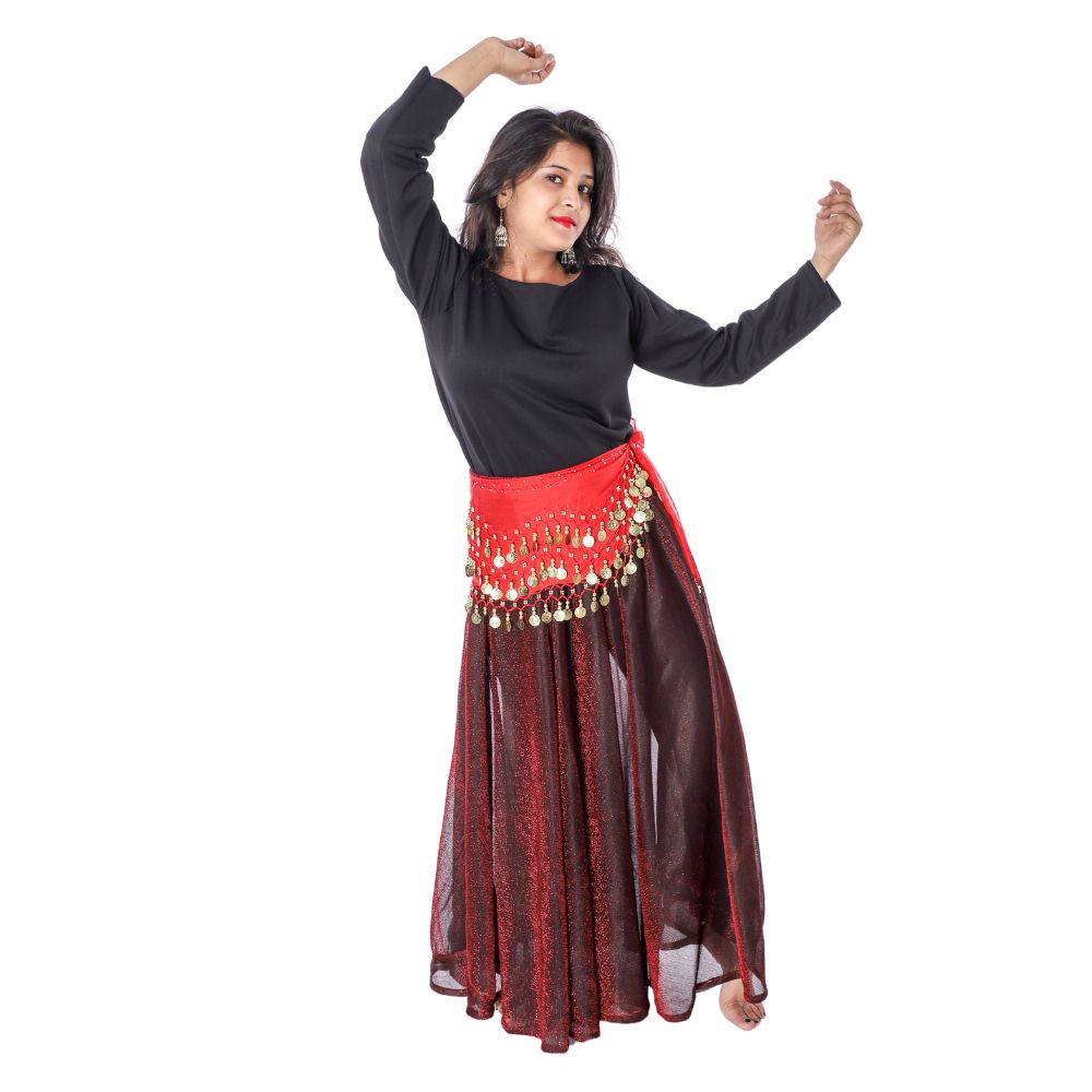 Western Dance Dress Long Skirt-Top