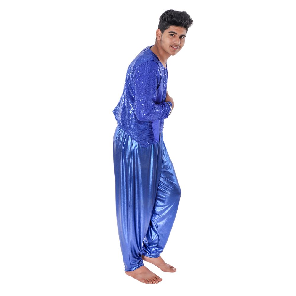 Western Dance Fancy Dress Blue