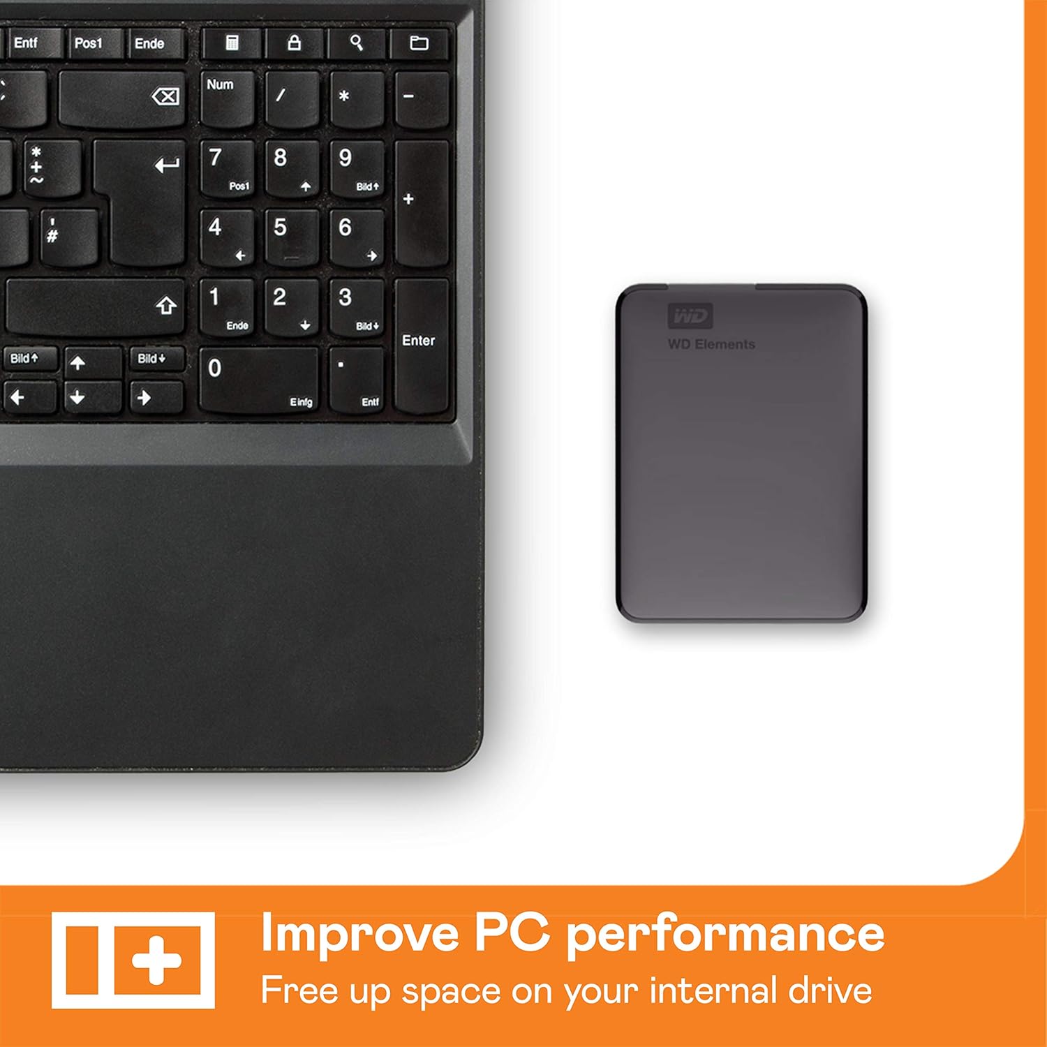 Western Digital WD 1TB Elements Portable Hard Disk Drive, USB 3.0, Compatible with PC, PS4 and Xbox, External HDD Western Digital WD 1TB Elements Portable Hard Disk Drive, USB 3.0, Compatible with PC, PS4 and Xbox, External HDD