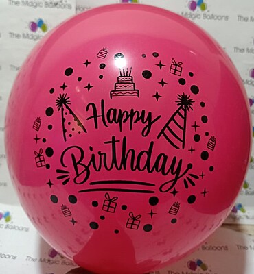 The Magic Balloons- Happy Birthday Balloons- Boy/Girl Multicolored Party/Decoration Balloons, Pack of 30 pcs The Magic Balloons- Happy Birthday Balloons- Boy/Girl Multicolored Party/Decoration Balloons, Pack of 30 pcs