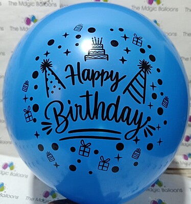 The Magic Balloons- Happy Birthday Balloons- Boy/Girl Multicolored Party/Decoration Balloons, Pack of 30 pcs The Magic Balloons- Happy Birthday Balloons- Boy/Girl Multicolored Party/Decoration Balloons, Pack of 30 pcs
