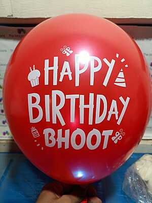 The Magic Balloons store - Personalized Name Printed Birthday Party Balloons with Birthday Boy/Girl Name( pack of 50)-Multicolour The Magic Balloons store - Personalized Name Printed Birthday Party Balloons with Birthday Boy/Girl Name( pack of 50)-Multicolour
