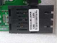 Fiber Ethernet Media Converter 1SC 2RJ45 20Km Fiber Ethernet Media Converter 1SC 2RJ45 20Km