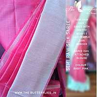 SEMI RAW SILK SAREE MRSSRSS22515 SEMI RAW SILK SAREE MRSSRSS22515
