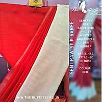 SEMI RAW SILK SAREE MRSSRSS22516 SEMI RAW SILK SAREE MRSSRSS22516