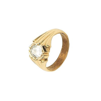 impon white  stone ring
