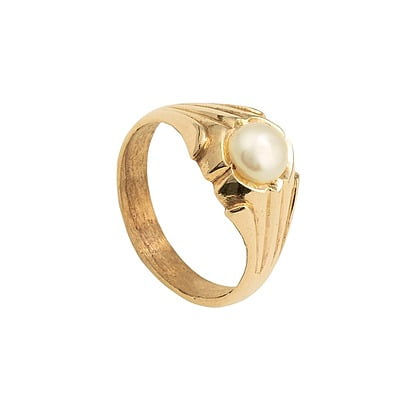 impon  pearl  stone ring