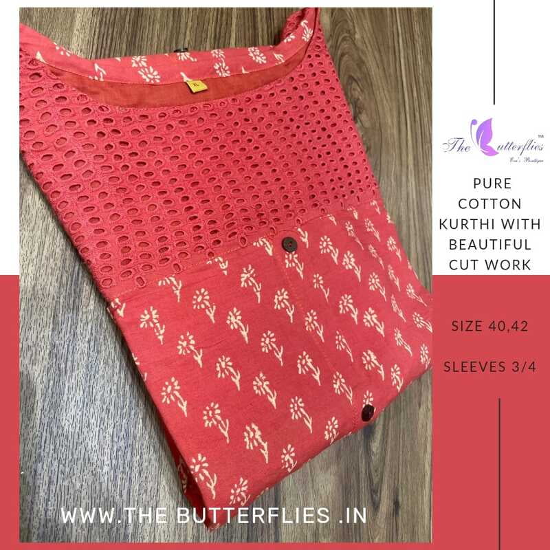 PURE COTTON KURTHI CUSCCOT22733