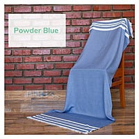 Bamboo Ultra Soft & Thin Turkish Towel- Quick Dry, Super Absorbent, Anti Bacterial, Ideal for Bath,Travel,Gym,Beach,Pool & Yoga (powder blue) Bamboo Ultra Soft & Thin Turkish Towel- Quick Dry, Super Absorbent, Anti Bacterial, Ideal for Bath,Travel,Gym,Beach,Pool & Yoga (powder blue)