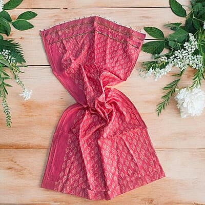 Chanderi Leaf Stole