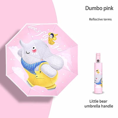 black glue automatic kids umbrella folding children's umbrella cartoon umbrella