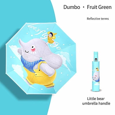 black glue automatic kids umbrella folding children's umbrella cartoon umbrella