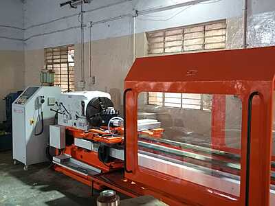 German Geared CNC Lathe – Retrofitted with Fanuc Controller