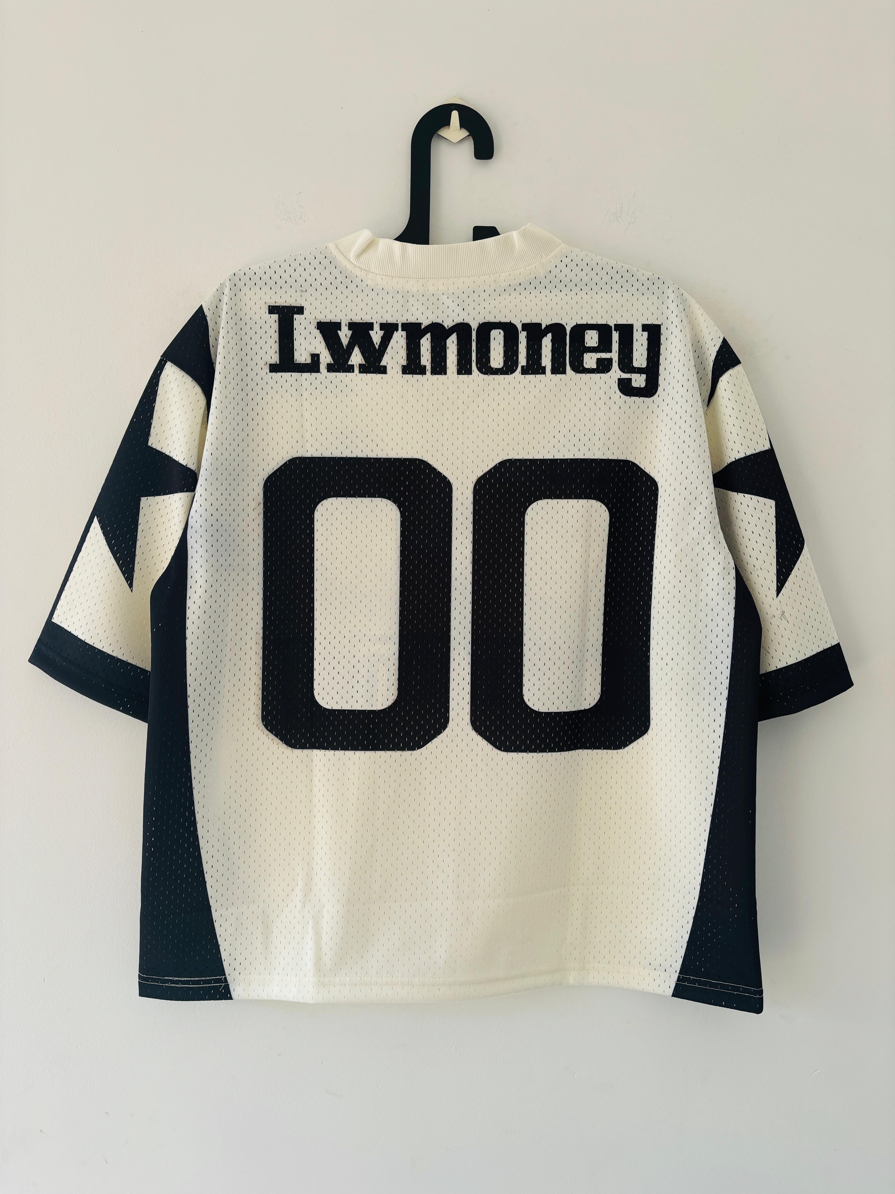 white and black retro oversized jersey white and black retro oversized jersey