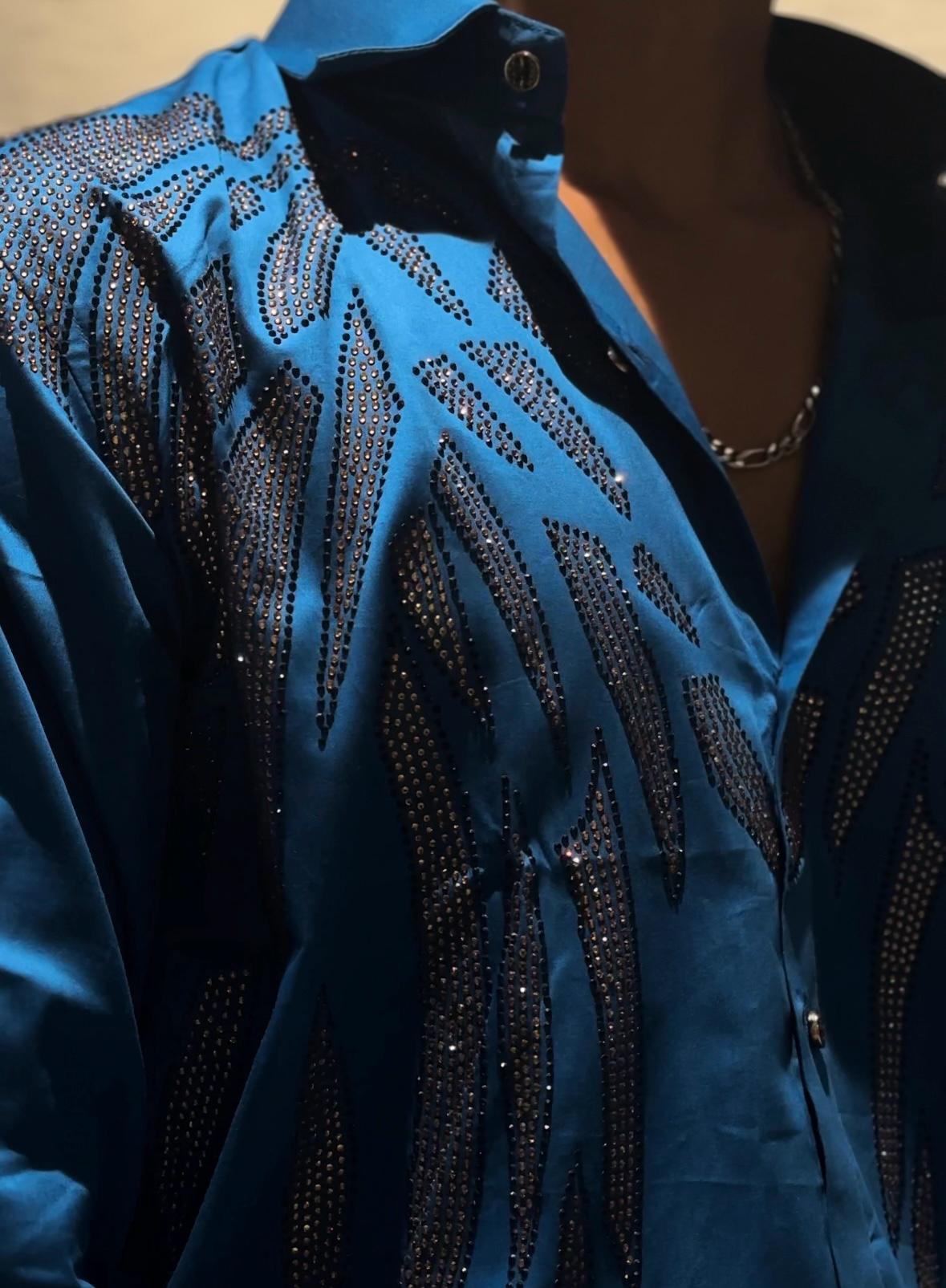 Blue designer shirts Blue designer shirts