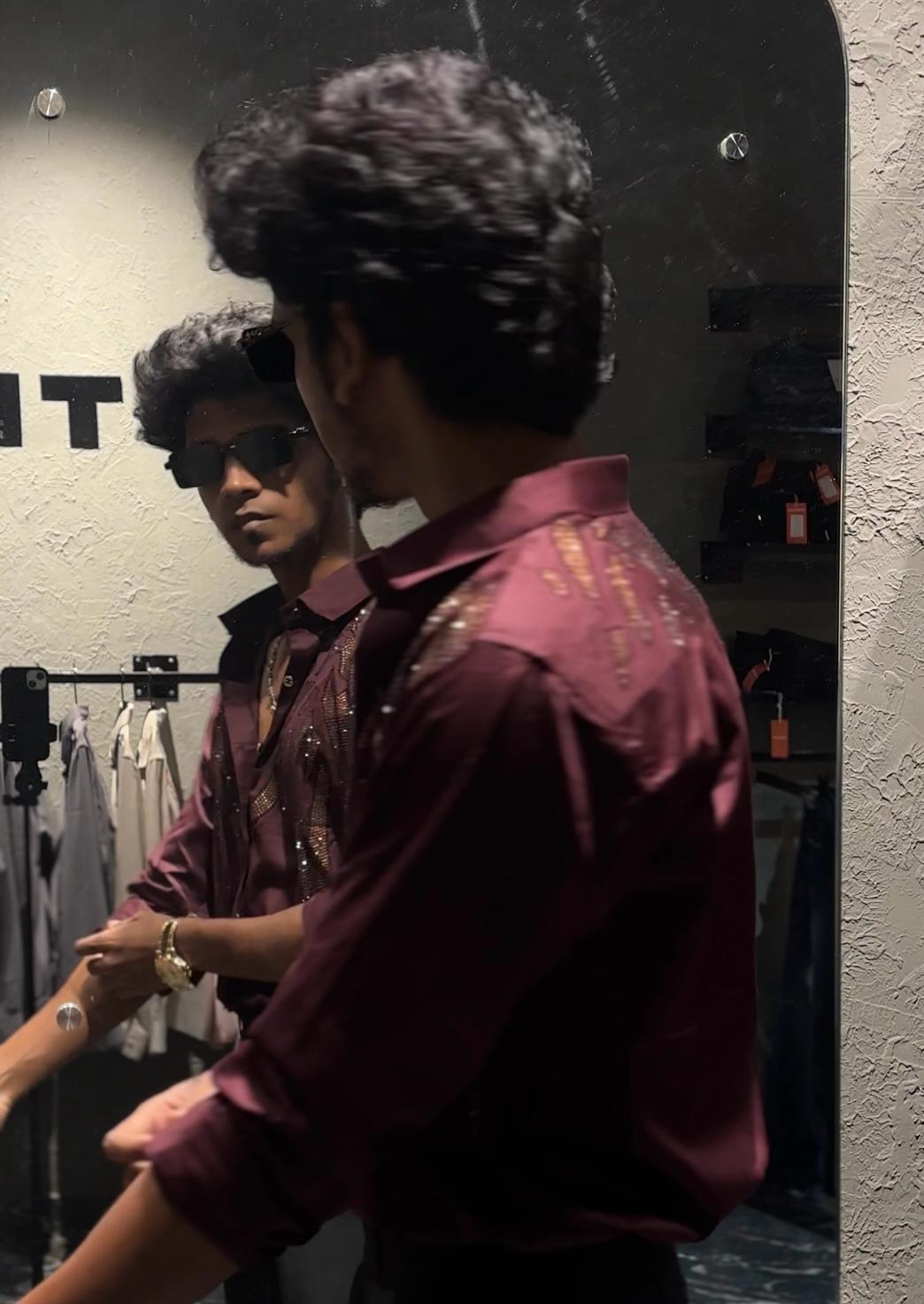 Maroon designer shirts Maroon designer shirts