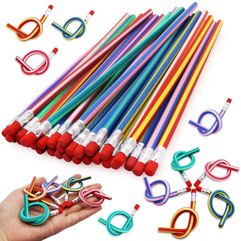 Bending Twisting Pencil- Pack of 12 Pencils Bending Twisting Pencil- Pack of 12 Pencils