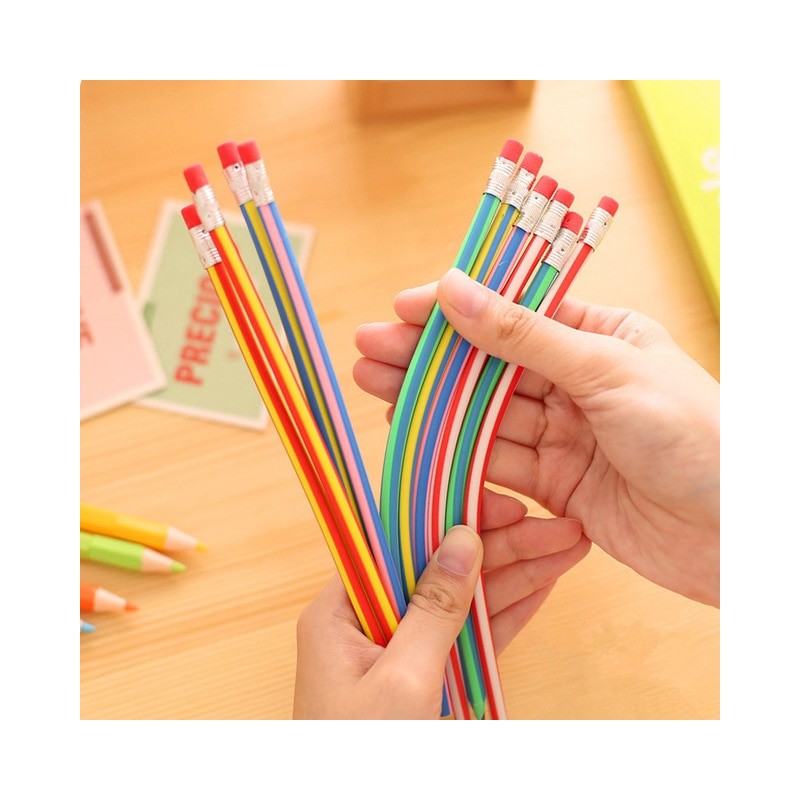 Bending Twisting Pencil- Pack of 12 Pencils Bending Twisting Pencil- Pack of 12 Pencils