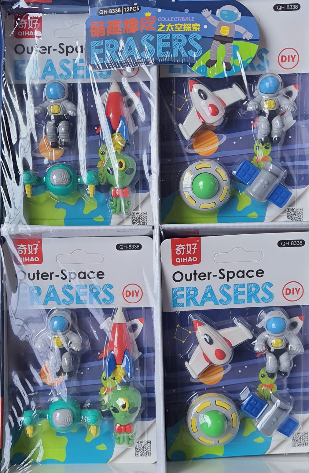 3D Toy Eraser - Space Astronaut- Pack of 10 3D Toy Eraser - Space Astronaut- Pack of 10