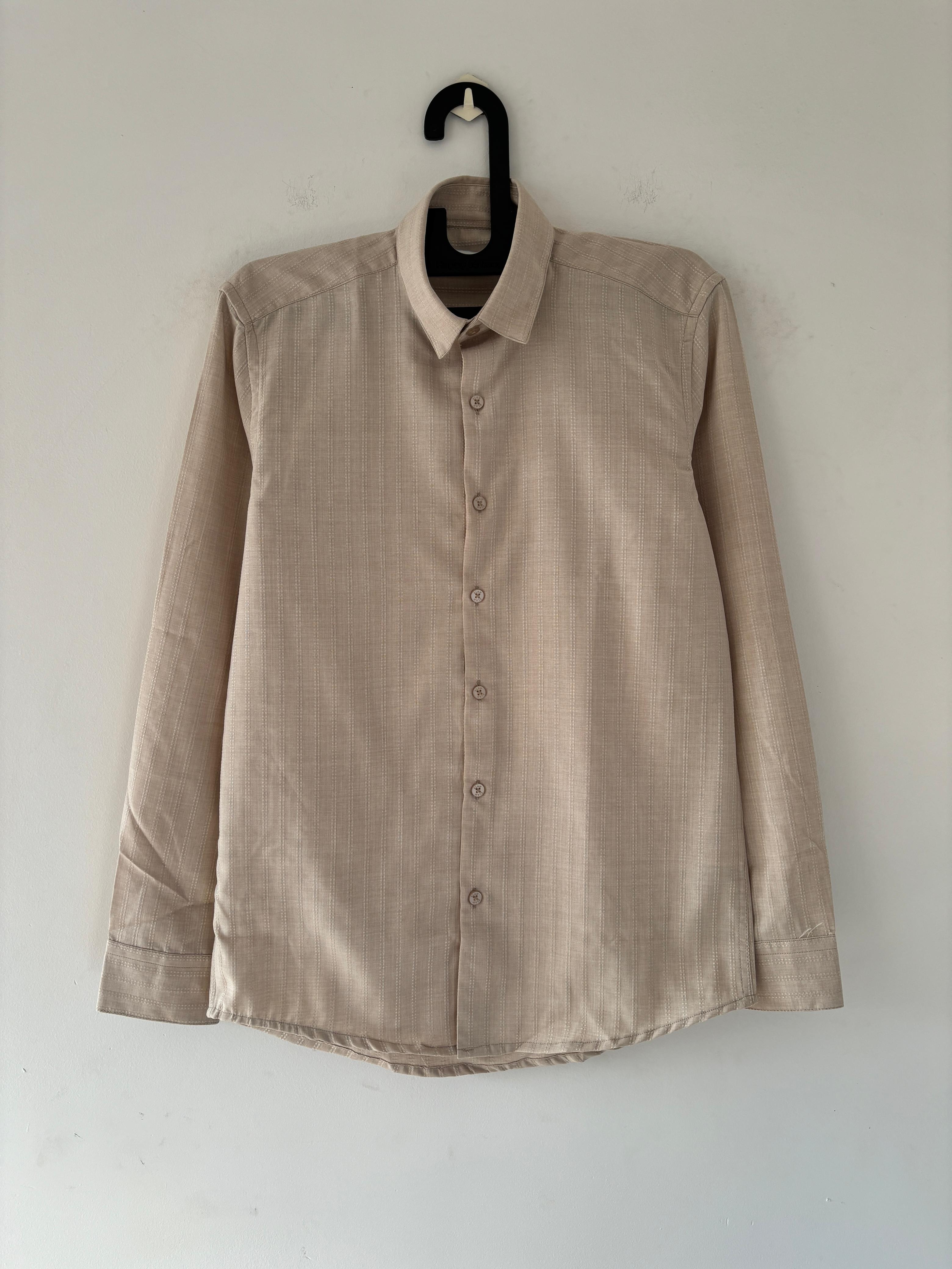 Beige textured shirts Beige textured shirts