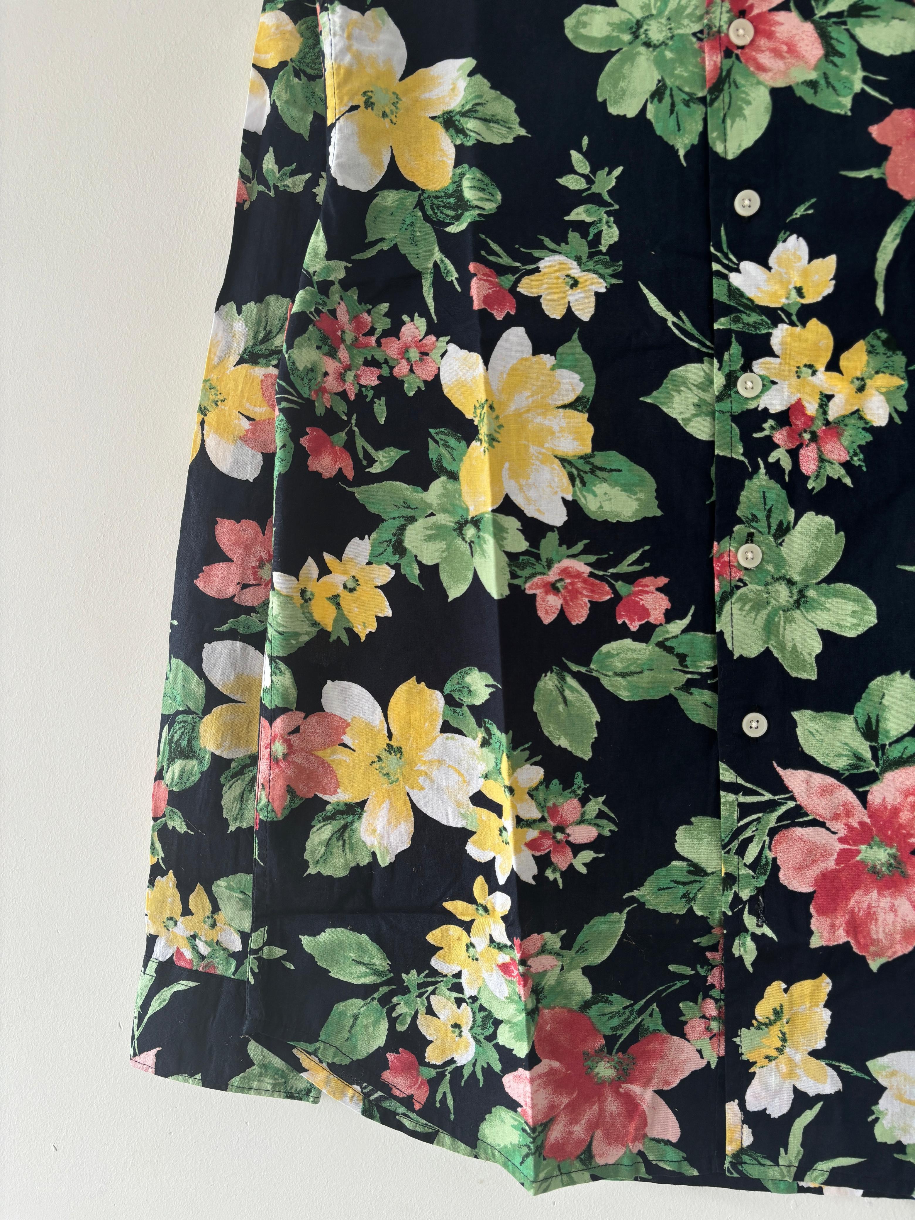 Blue floral printed shirts Blue floral printed shirts