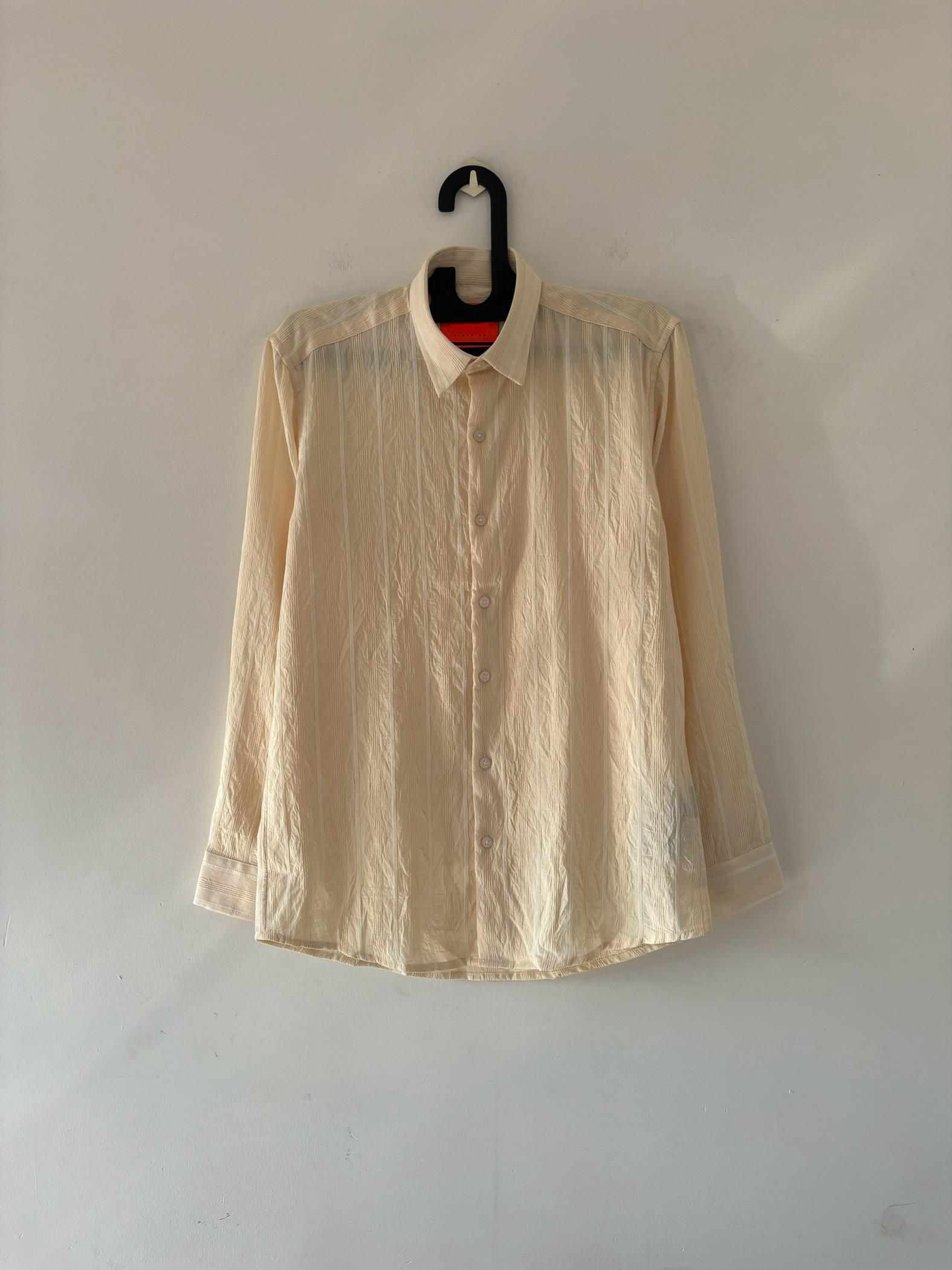 Off white textured shirts Off white textured shirts