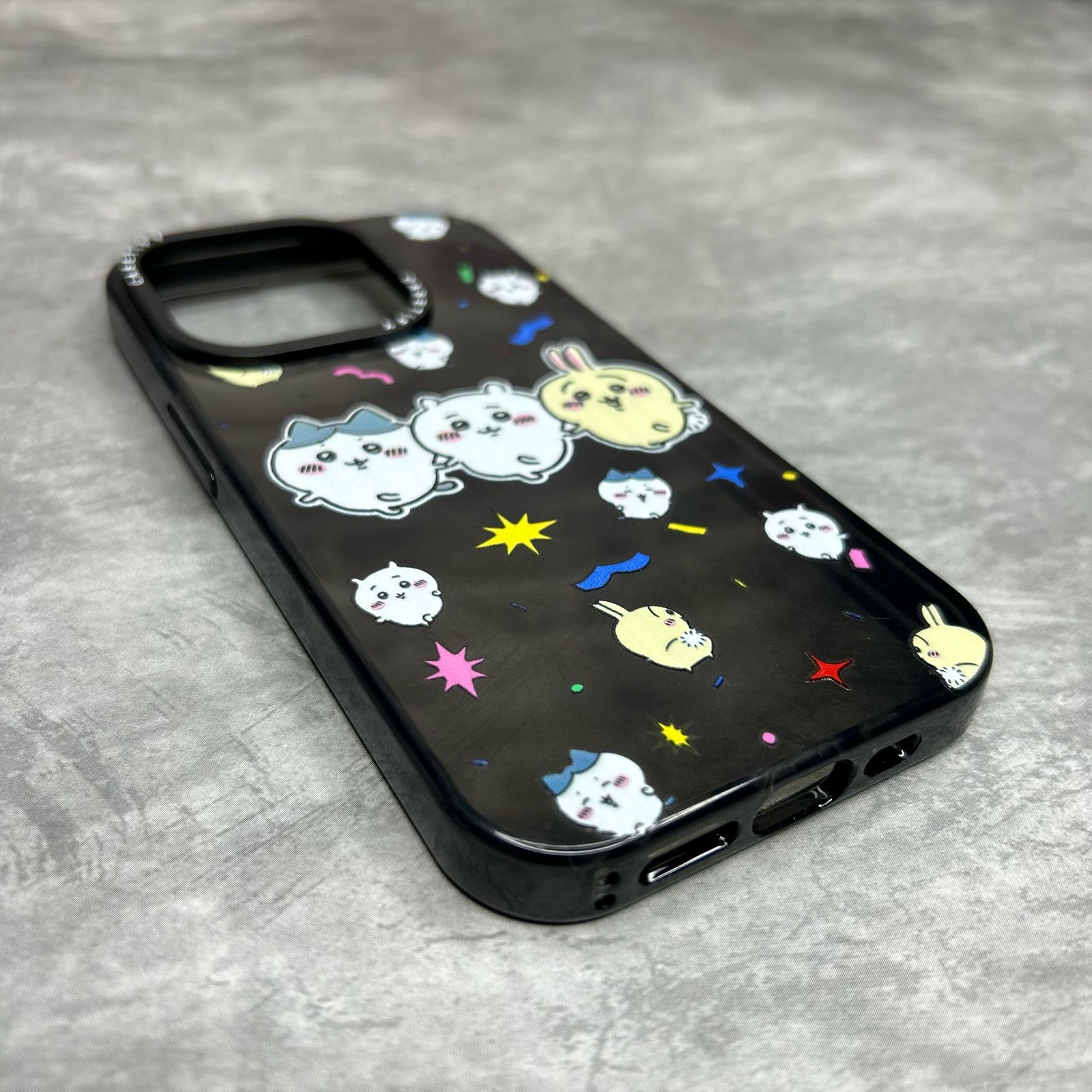 BLACK CUTE IPHONE CASE IP15PRO
