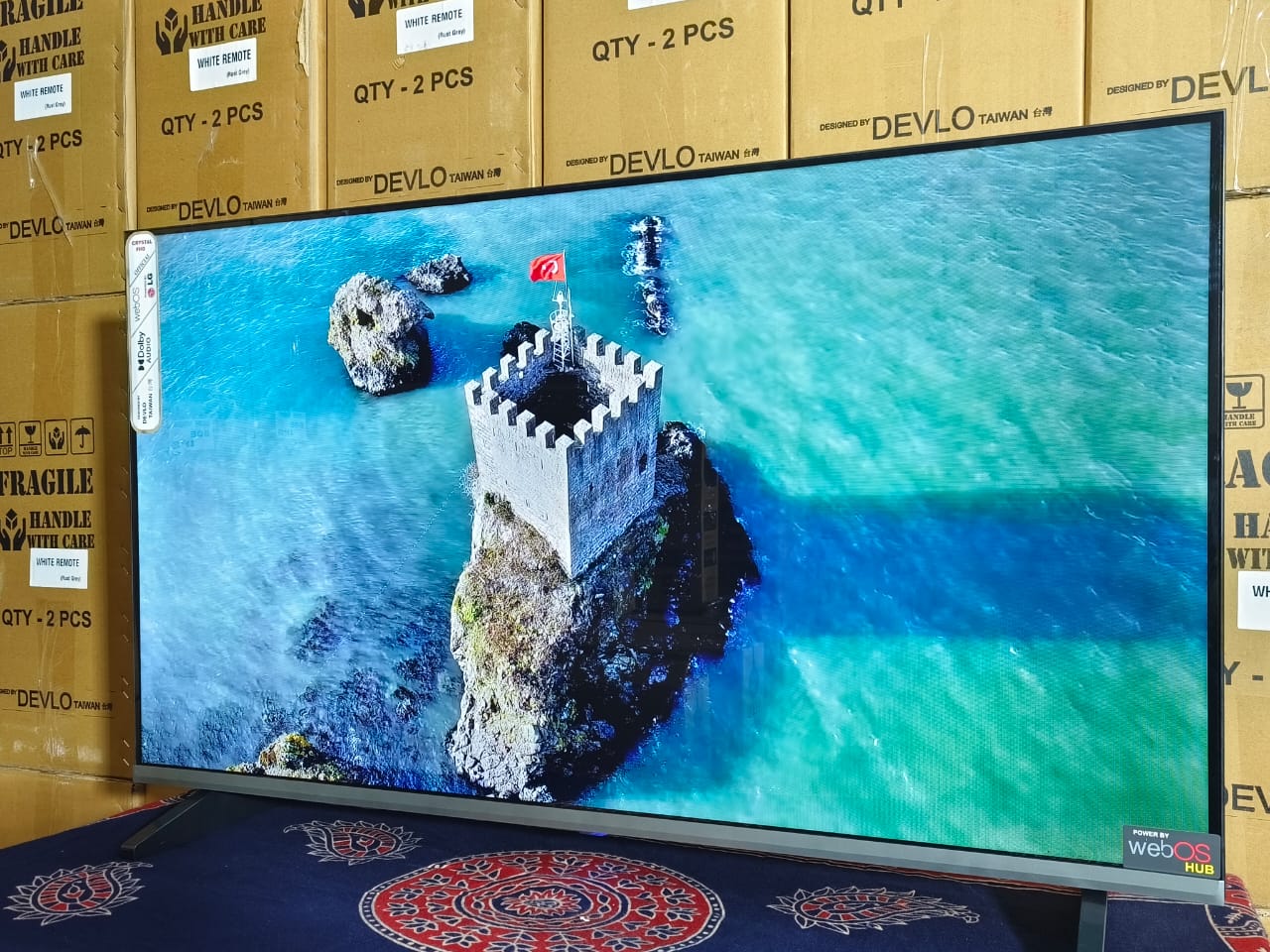 75 inches (Web-Os) OVTV Smart TV