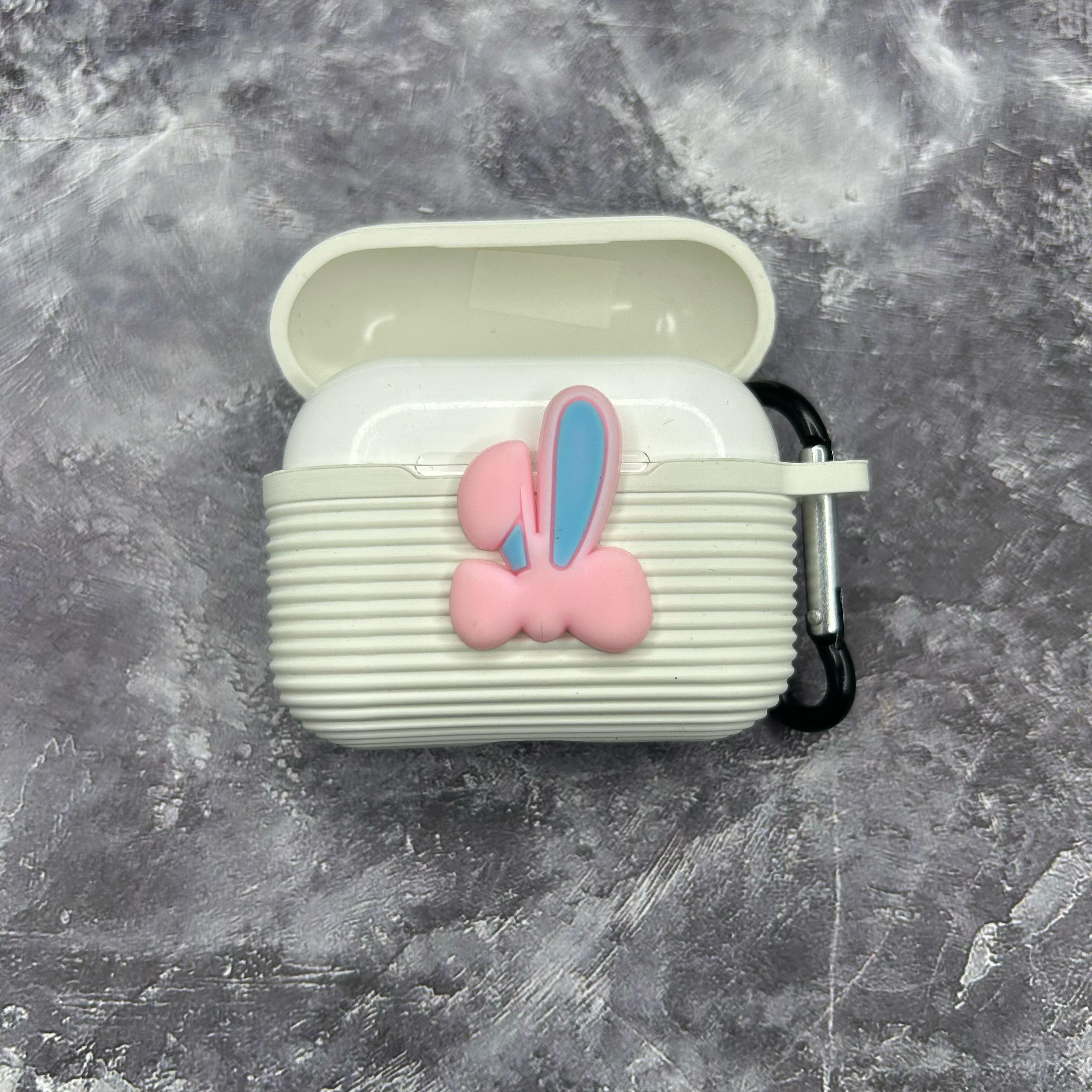PINK BUNNY SILICONE PROTECTIVE CASE APPLE AIRPODS