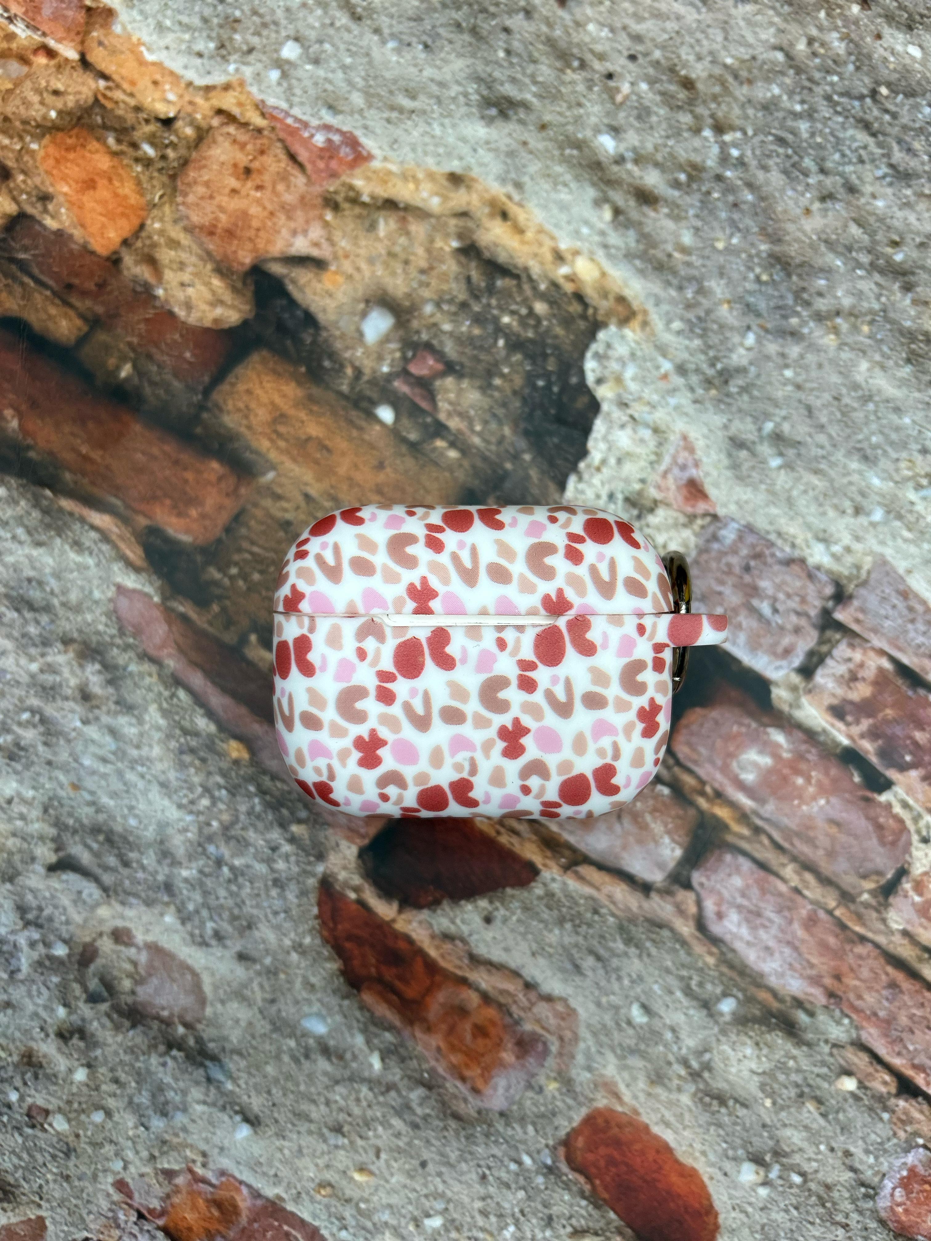 RED BROWN SILICONE PROTECTIVE CASE APPLE AIRPODS