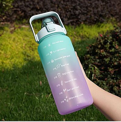 Motivational Time Marker water bottle