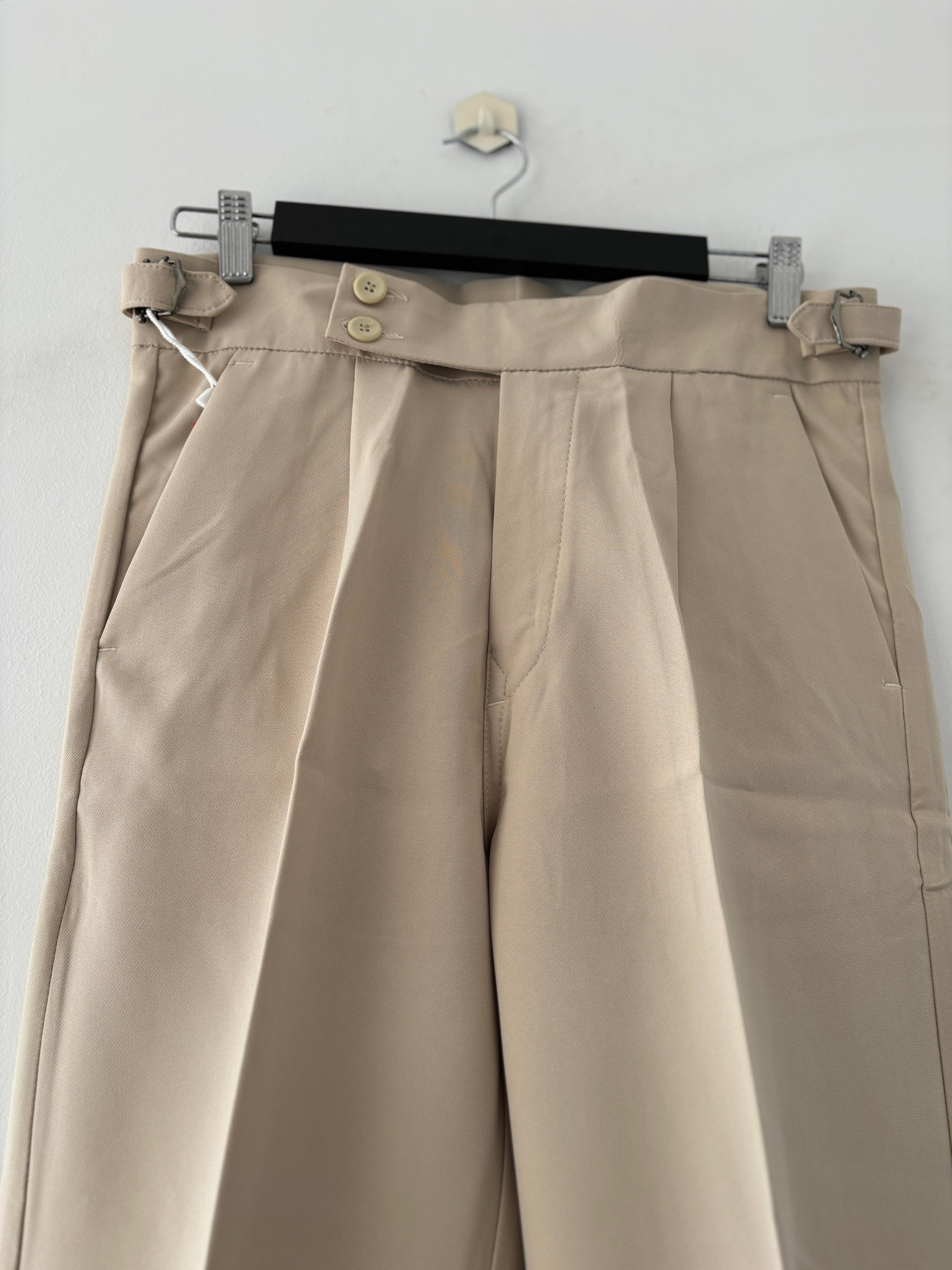 Beige italian Gurkha pants Beige italian Gurkha pants