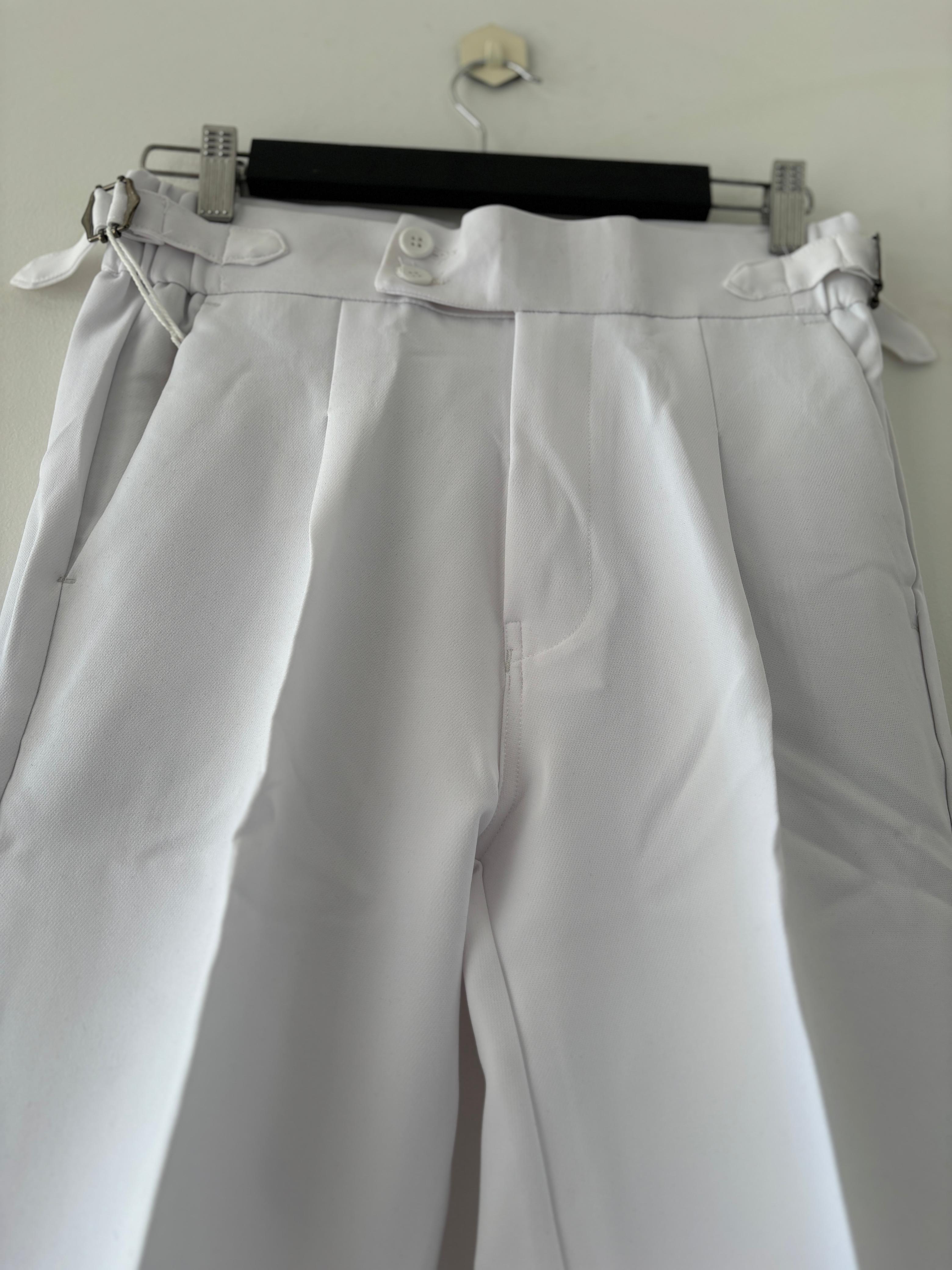 White italian Gurkha pant White italian Gurkha pant