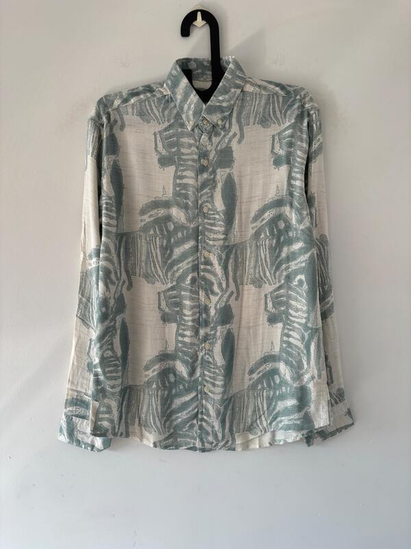 Blue printed shirt Blue printed shirt