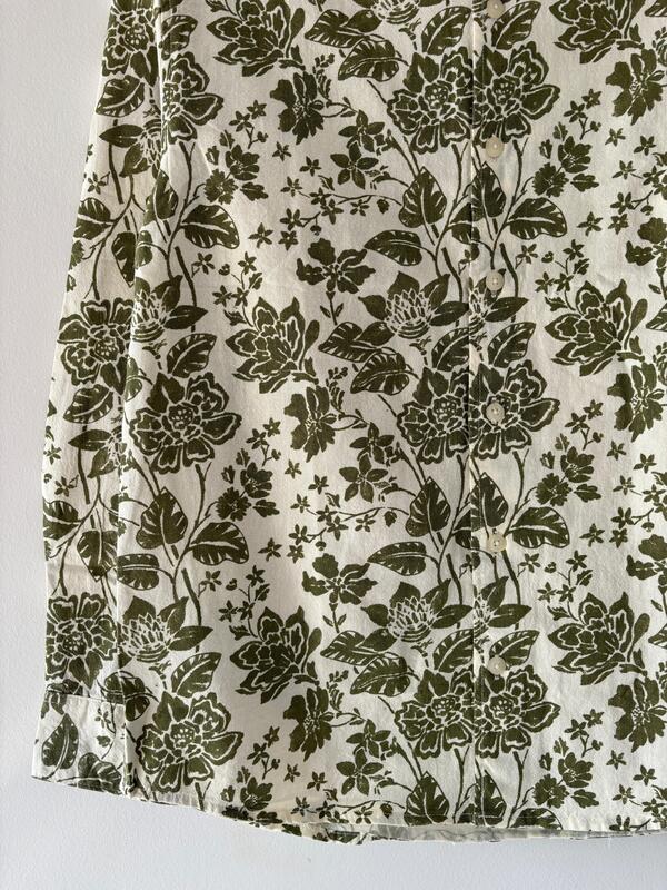Green printed shirt Green printed shirt