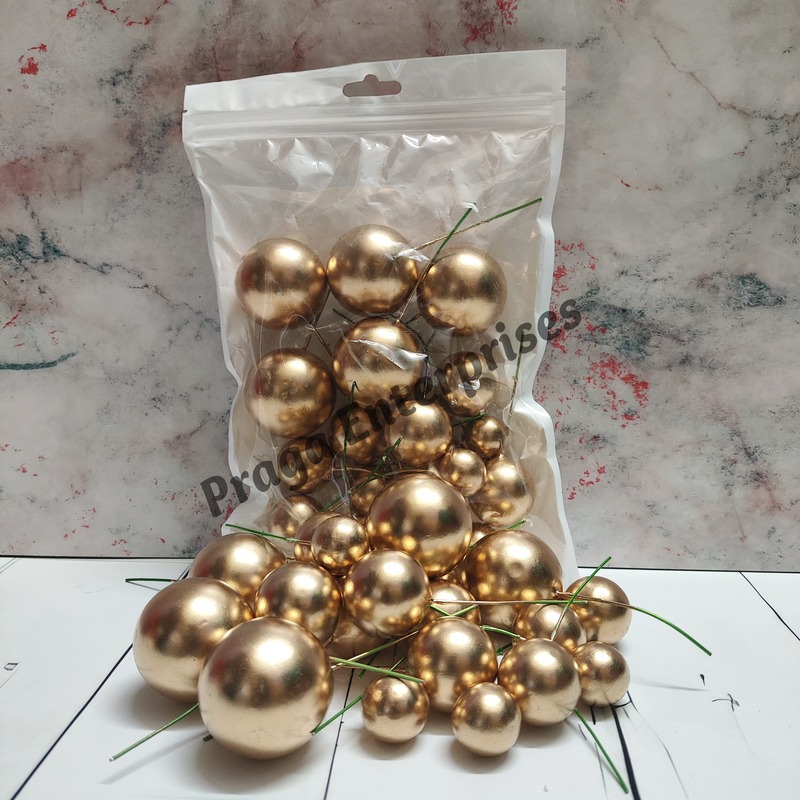 Faux Ball Gold Faux Ball Gold
