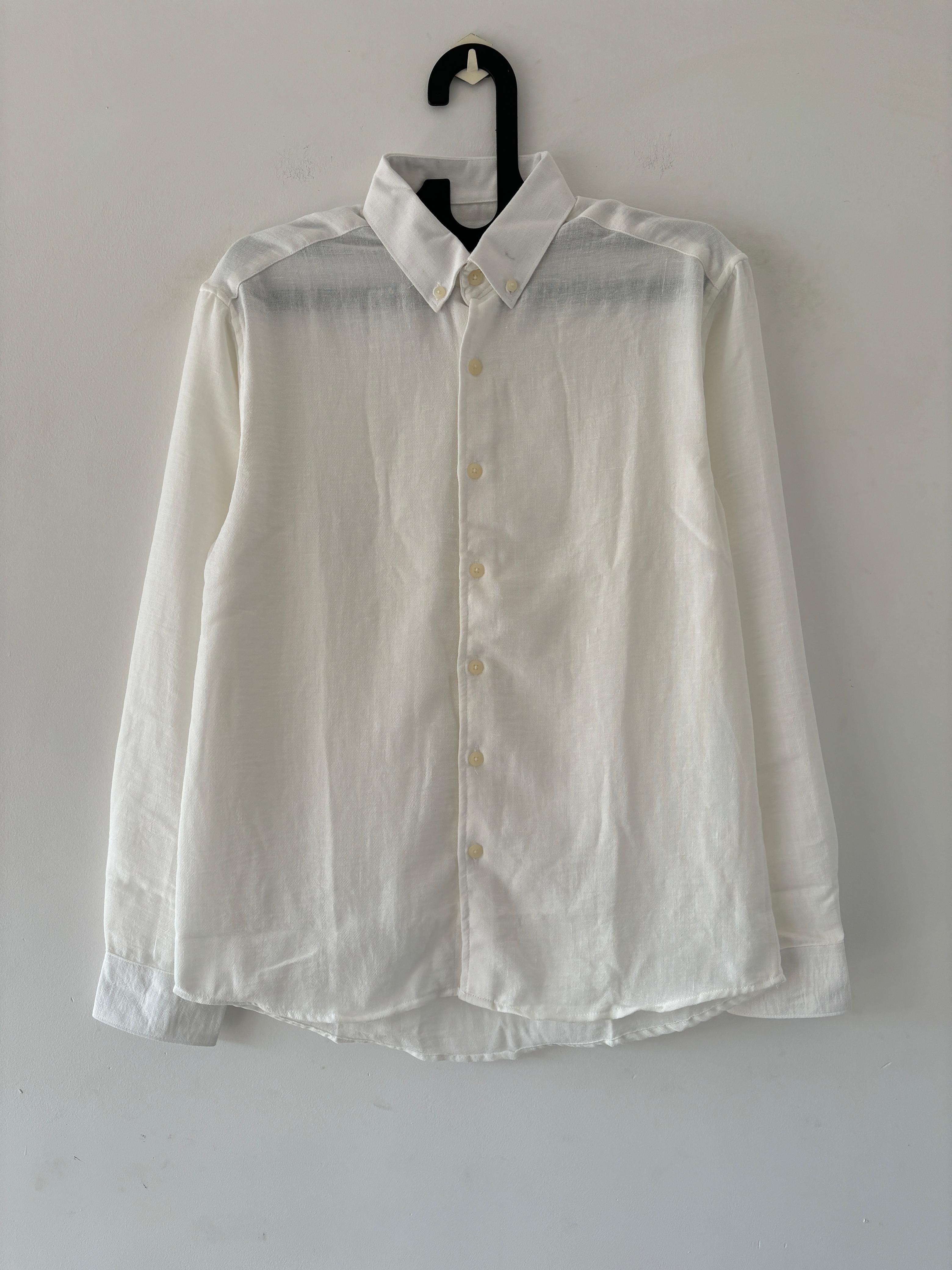 White linen shirt