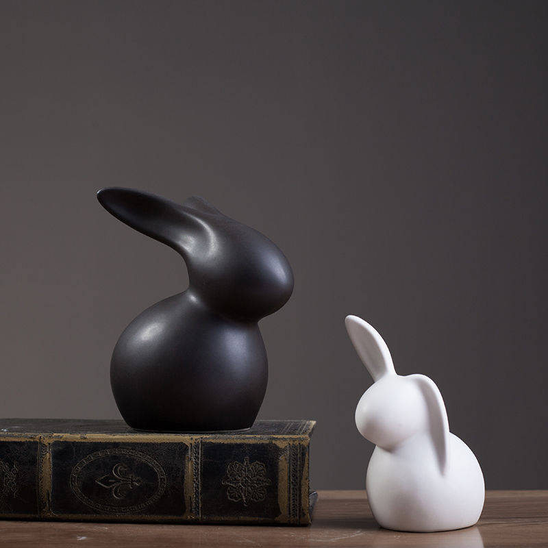 Modern Sitting Ceramic Rabbit