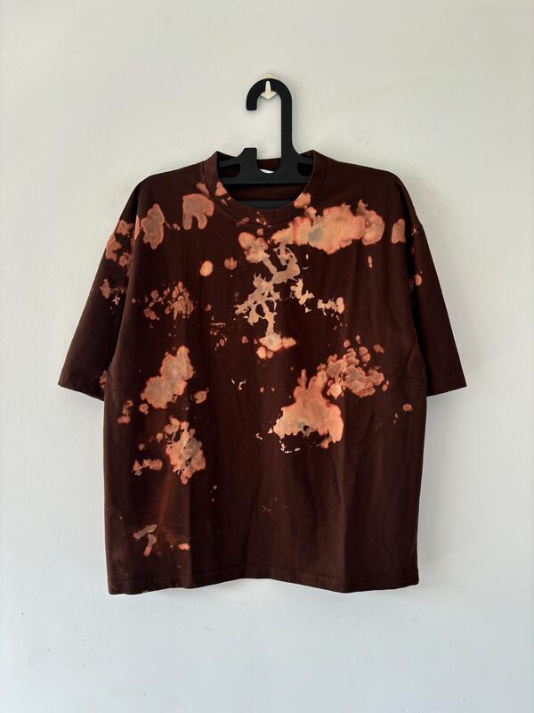 Brown tie & dye Oversized Brown tie & dye Oversized