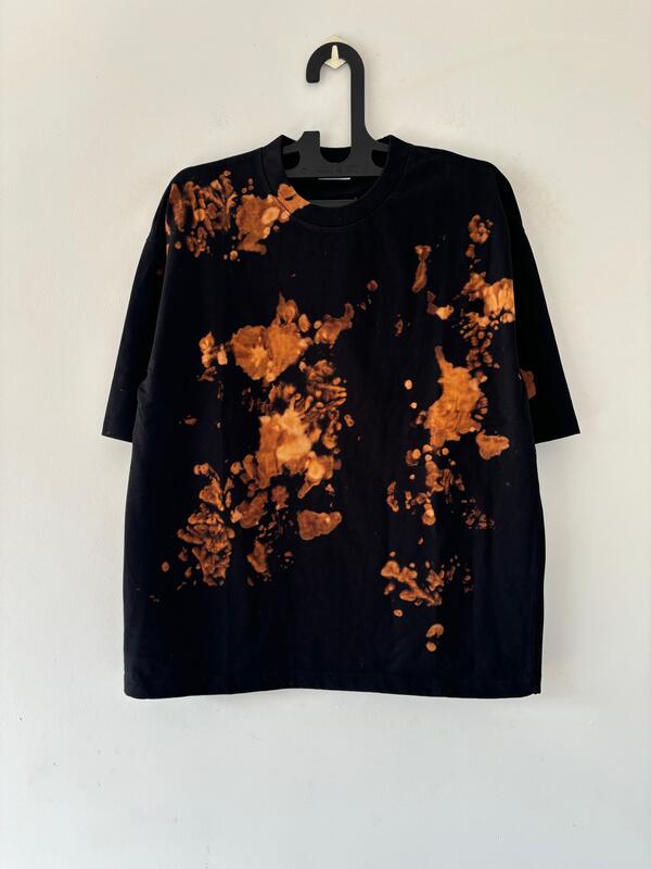 Black tie & dye Oversized Black tie & dye Oversized
