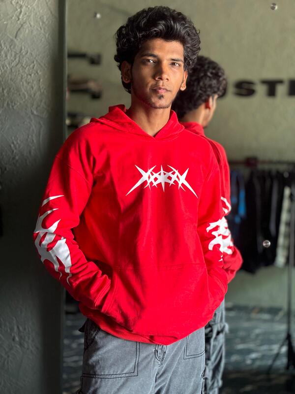 Red hoodie Red hoodie