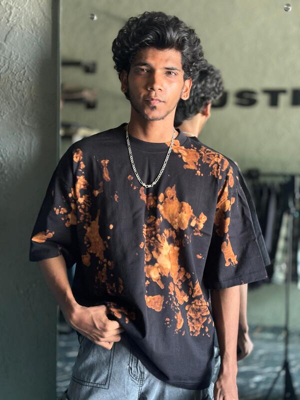 Black tie & dye Oversized Black tie & dye Oversized
