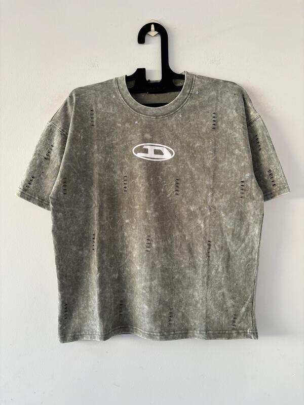 Silver acid washed Oversized Silver acid washed Oversized