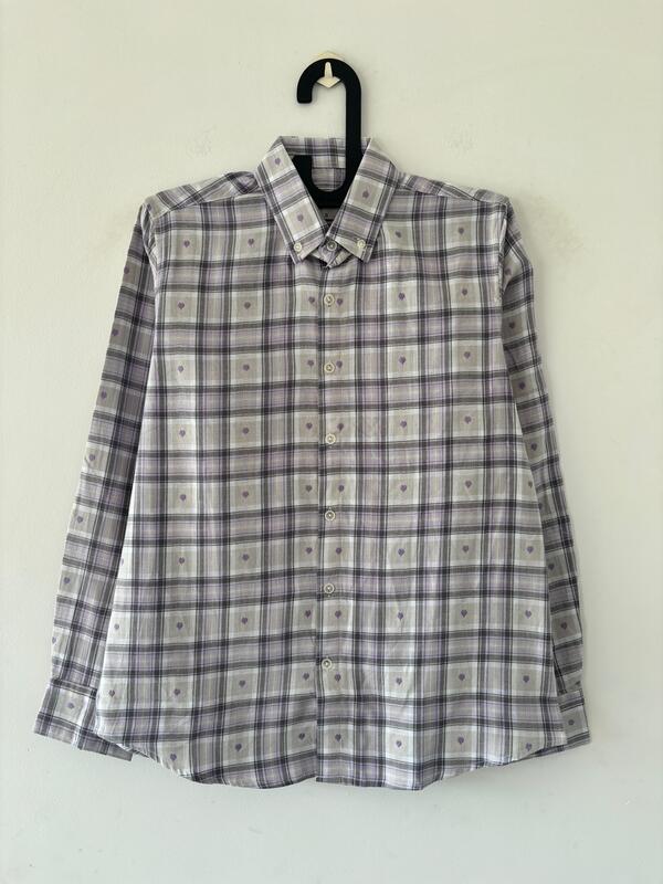 Purple and gray Flannels shirts Purple and gray Flannels shirts