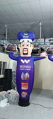 Personalized Welcome Balloon Outdoor Promotional Balloon For  Trade Shows & Exhibitions Marathons & Sports Events Store Launches & Product Activations Festivals, Fairs, School & College Functions