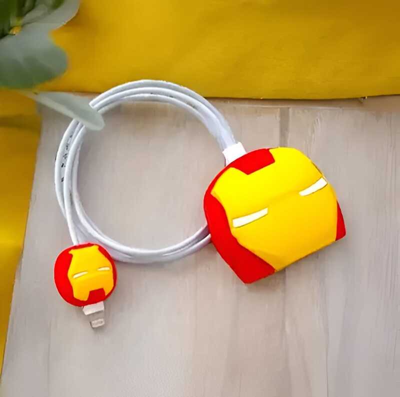Charger Protection Case -Iron-MAN Charger Protection Case -Iron-MAN