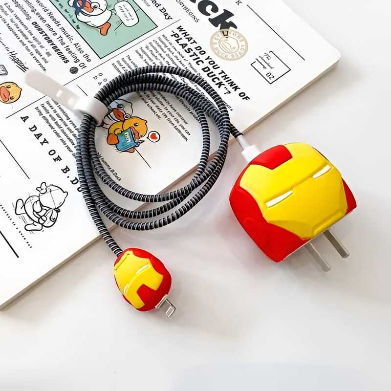 Charger Protection Case -Iron-MAN Charger Protection Case -Iron-MAN